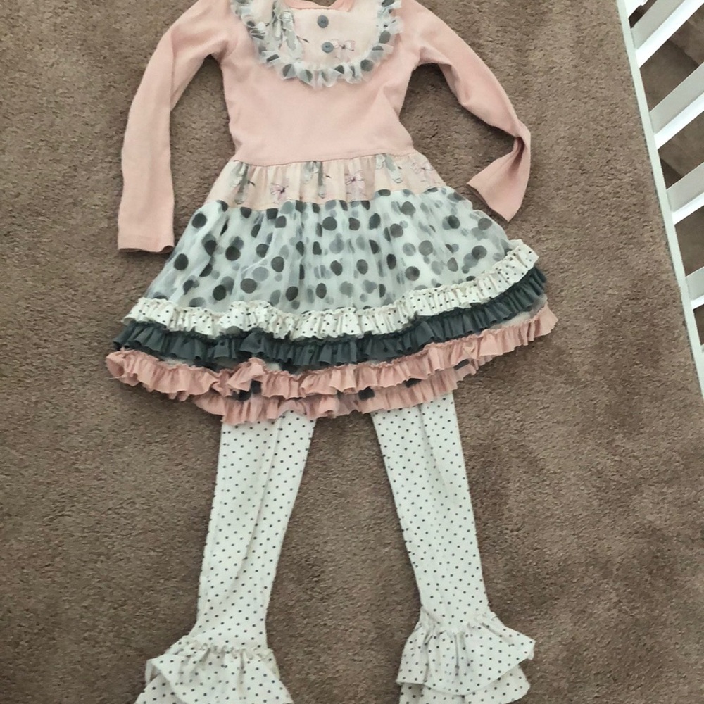 Giggle moon girls size 6x girls outfit